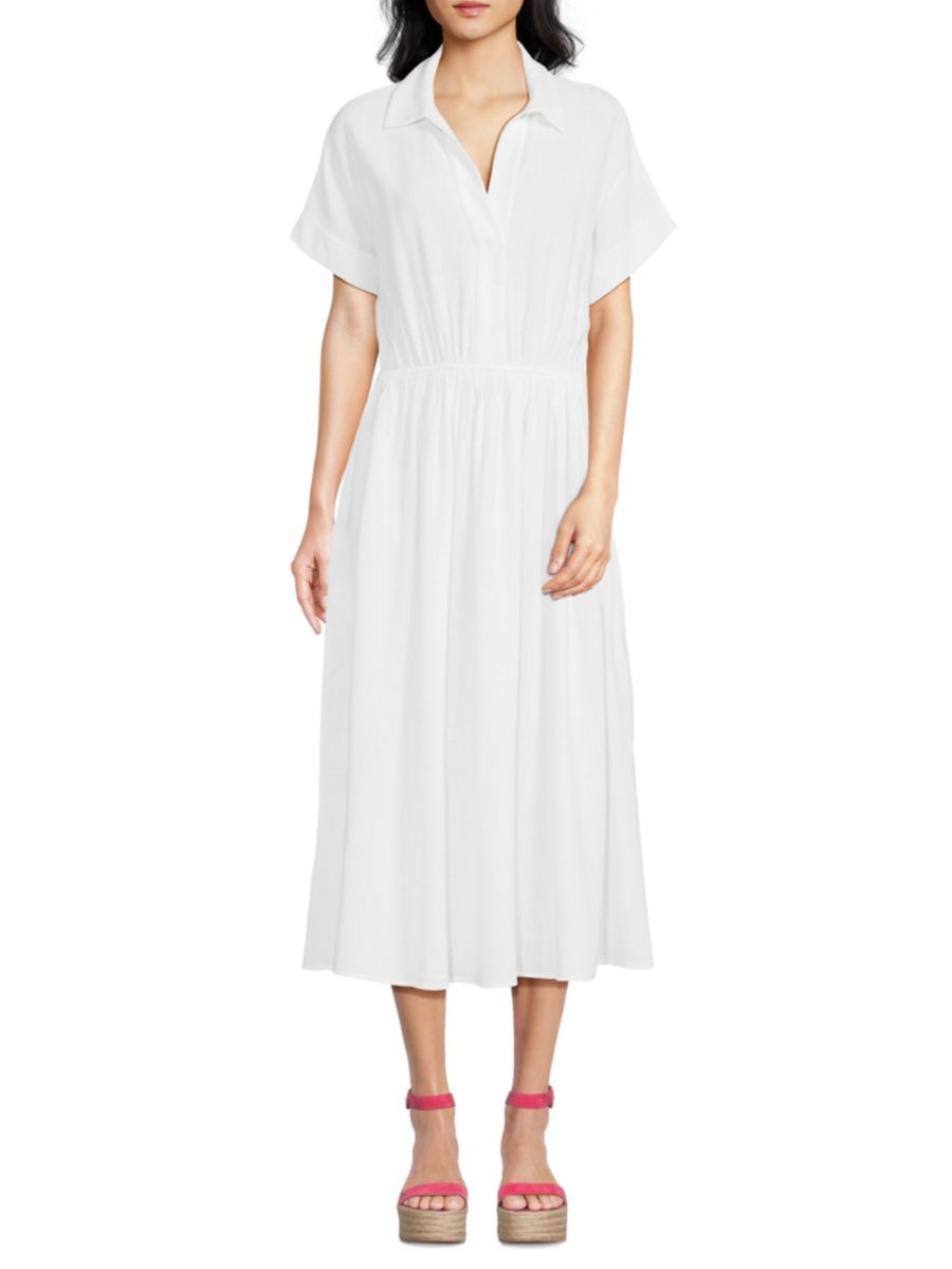 Платье-миди с принтом Renee C., белый
Платье-миди с принтом Renee C., белый