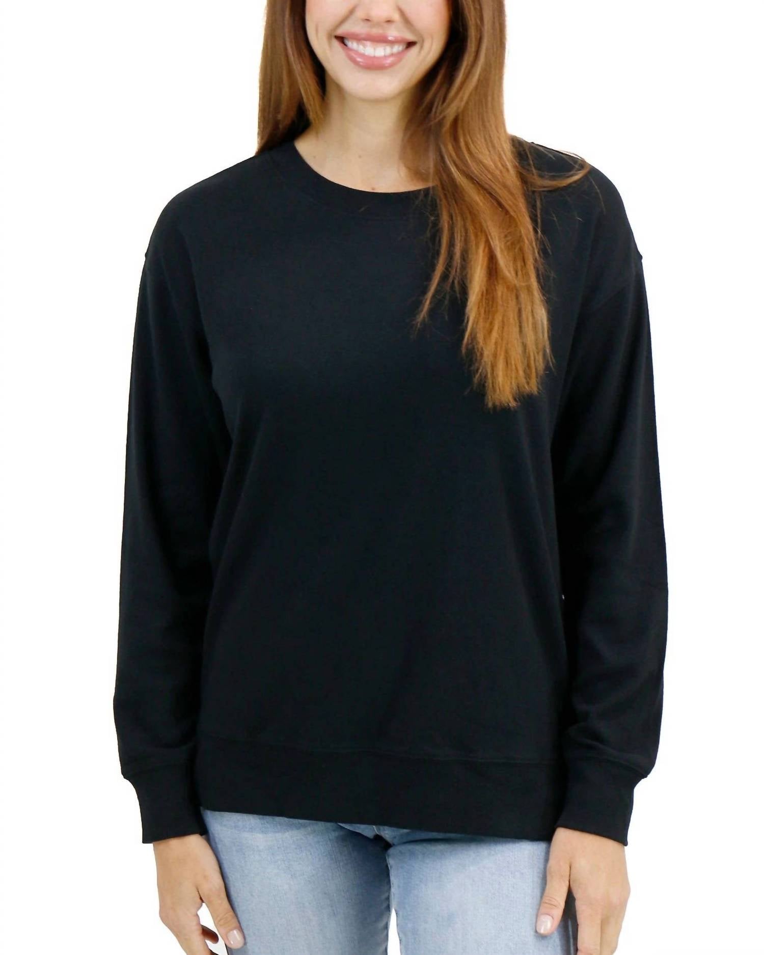 Оригинальная футболка Essentials с длинными рукавами черного цвета Grace and Lace
Оригинальная футболка Essentials с длинными рукавами черного цвета Grace and Lace