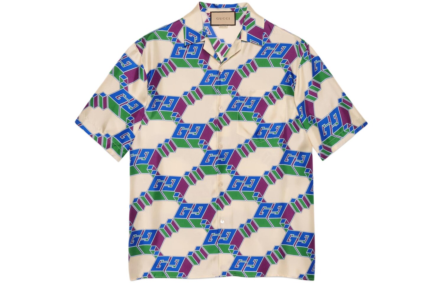 Рубашка мужская цвета слоновой кости Gucci, слоновая кость
Рубашка мужская цвета слоновой кости Gucci, слоновая кость