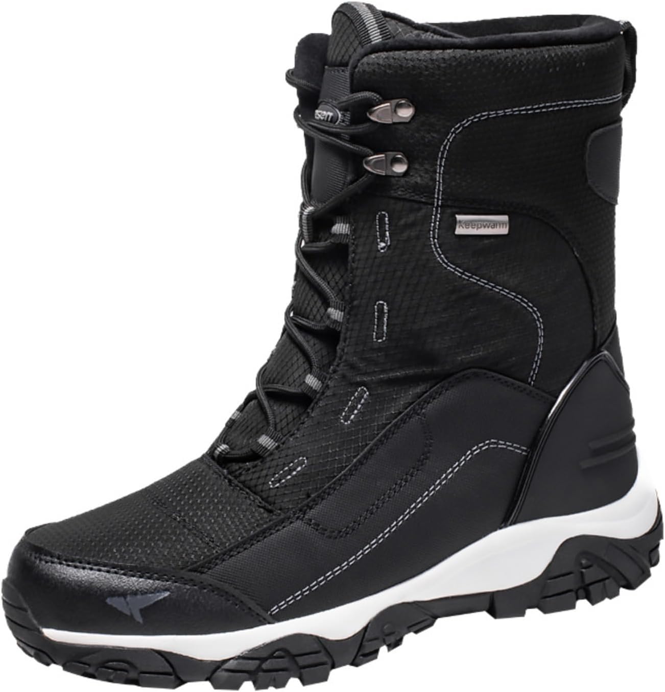 Мужские зимние ботинки Azttoztto средней высоты, водоотталкивающие, шнуровка, для улицы, с плюшевой подкладкой, удобная подошва с противоскользящим эффектом, белый/черный
Мужские зимние ботинки Azttoztto средней высоты, водоотталкивающие, шнуровка, для улицы, с плюшевой подкладкой, удобная подошва с противоскользящим эффектом, белый/черный