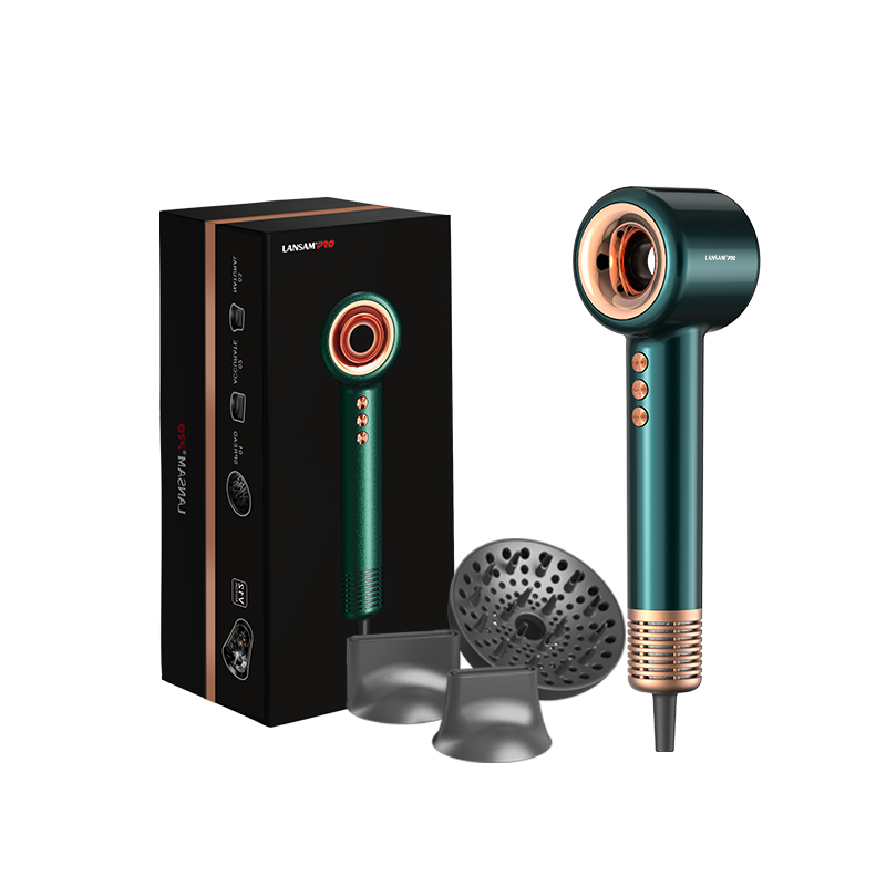Фен 1400W с отрицательными ионами для ухода за волосами LS-6001-A1 Lansam, Jasper 
Фен 1400W с отрицательными ионами для ухода за волосами LS-6001-A1 Lansam, Jasper