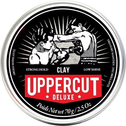 Uppercut Deluxe Clay Профессиональный продукт на водной основе для естественного результата, сильной фиксации и слабого блеска, 70 г
Uppercut Deluxe Clay Профессиональный продукт на водной основе для естественного результата, сильной фиксации и слабого блеска, 70 г