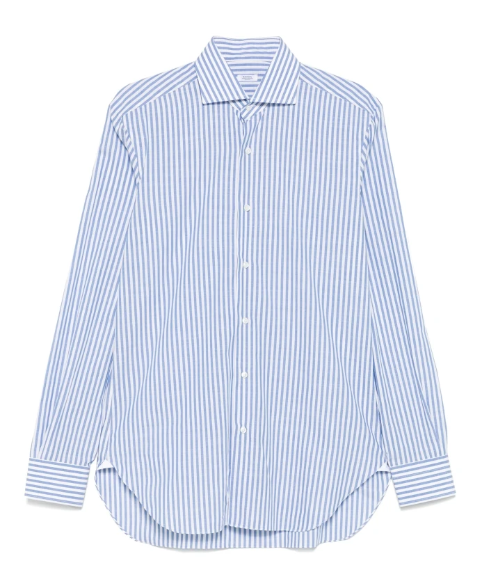 Полосатая хлопковая рубашка, изготовленная в Италии. Barba, синий
Полосатая хлопковая рубашка, изготовленная в Италии. Barba, синий