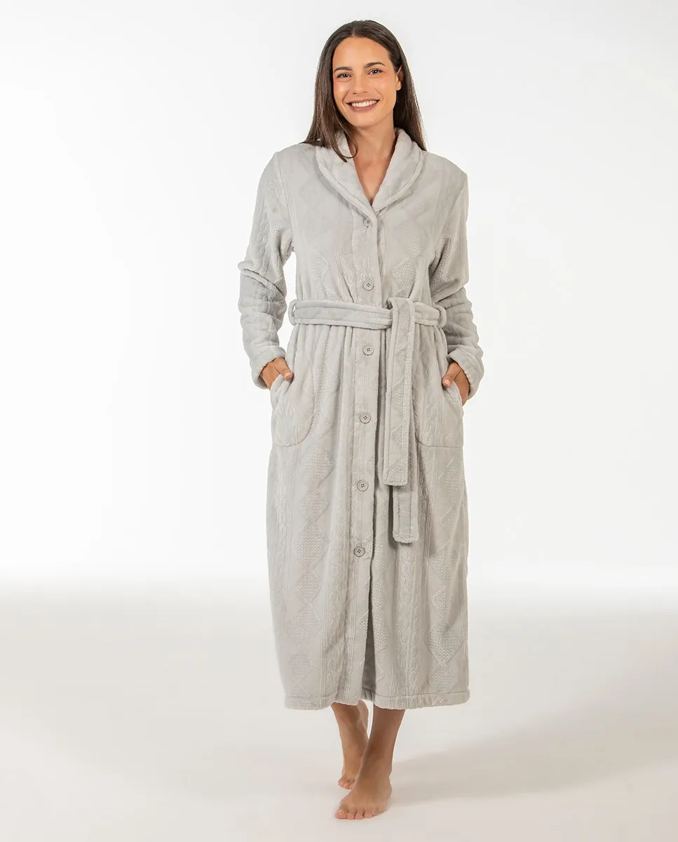 Длинный женский халат Mitjans, серый
Длинный женский халат Mitjans, серый