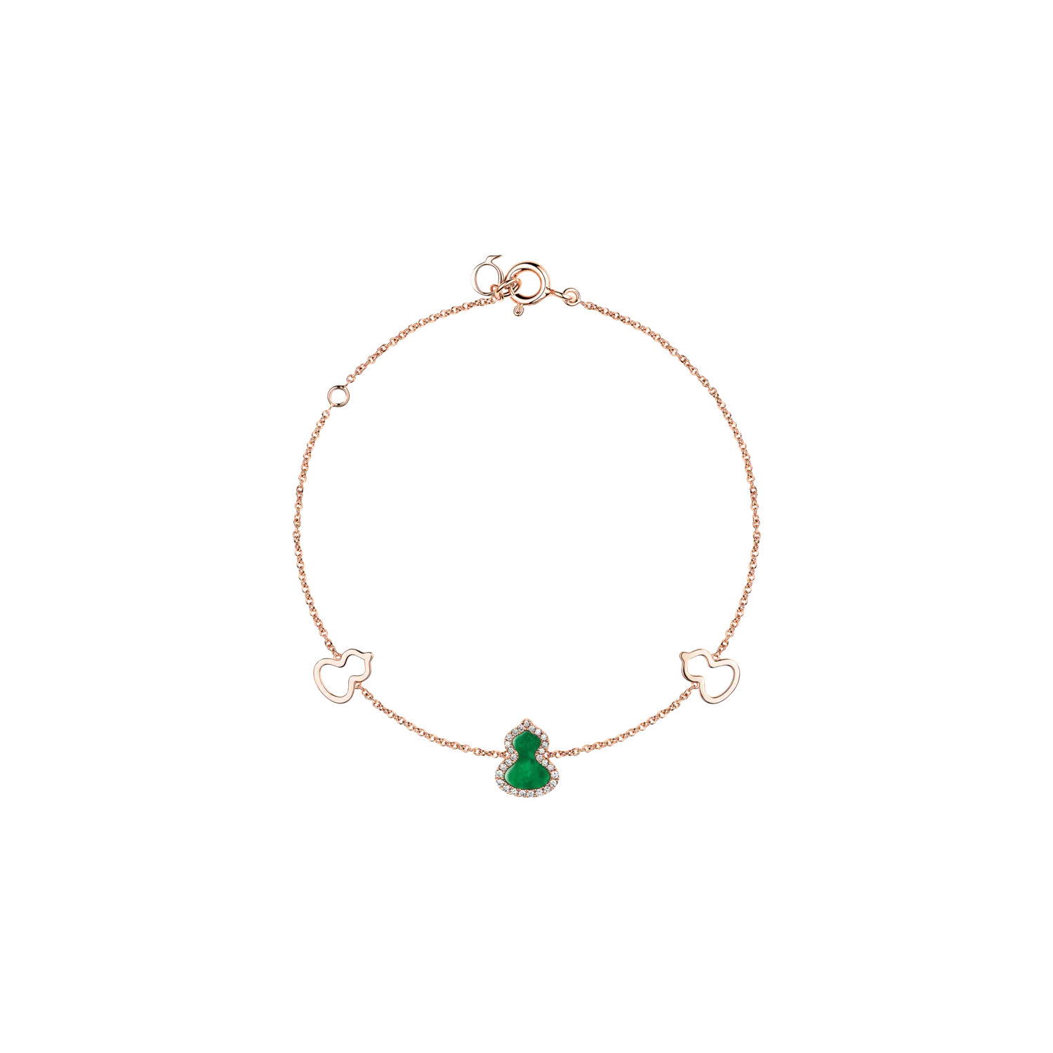 Браслет petite wulu из розового золота с бриллиантами и жадеитом - wu-br0001c-rgdgje - wubpt1brgje. QEELIN
Браслет petite wulu из розового золота с бриллиантами и жадеитом - wu-br0001c-rgdgje - wubpt1brgje. QEELIN