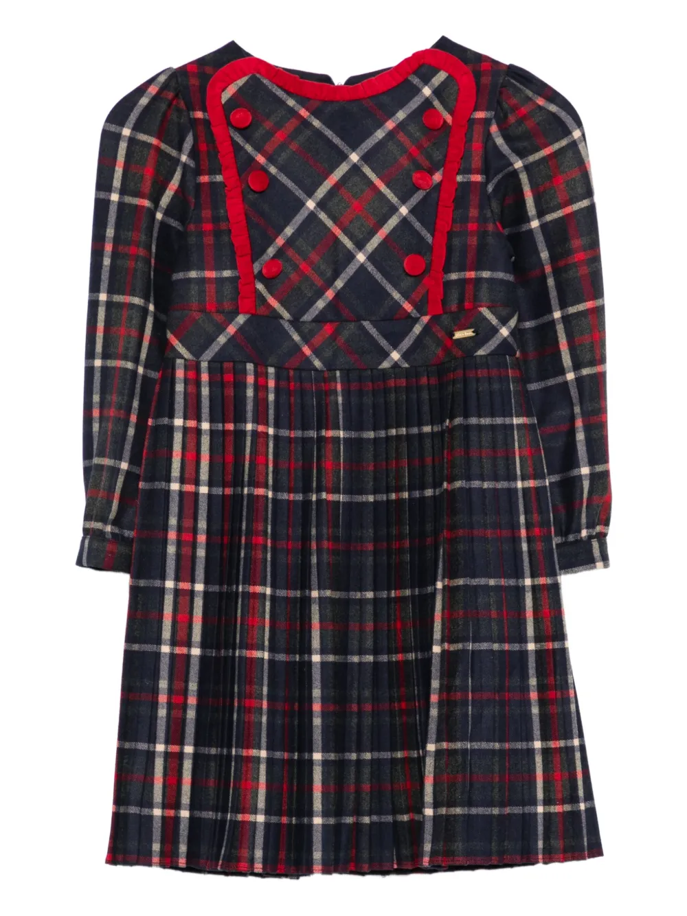 Платье в клетку тартан со складками Patachou, синий
Платье в клетку тартан со складками Patachou, синий