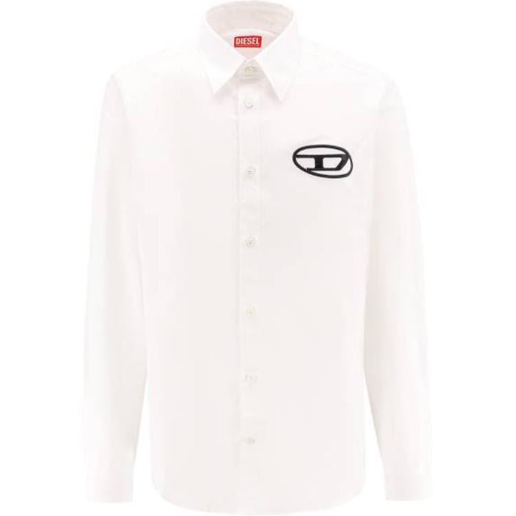 S Simply D Хлопковая Футболка DIESEL, Белая
S Simply D Хлопковая Футболка DIESEL, Белая