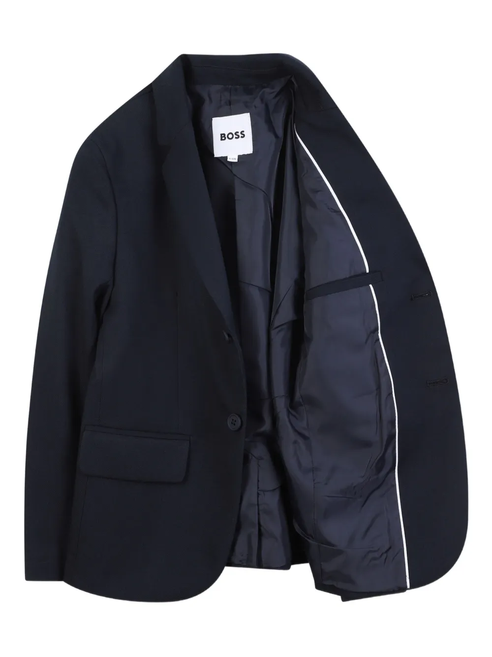Комплект из пиджака и брюк BOSS Kidswear, синий
Комплект из пиджака и брюк BOSS Kidswear, синий