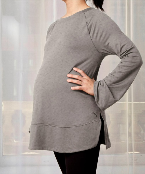 Женская футболка для беременных, длинный рукав, рукав-колокол PUMA, светло-серый
Женская футболка для беременных, длинный рукав, рукав-колокол PUMA, светло-серый