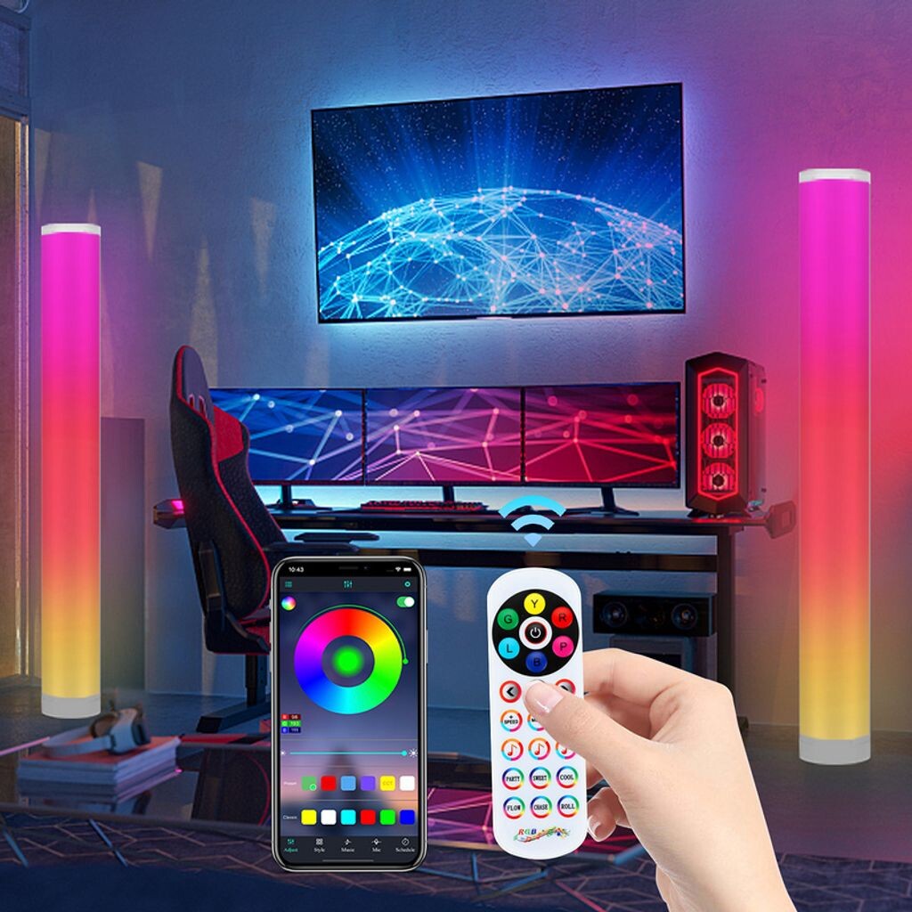 Светодиодный торшер Jopassy, торшер на световой колонне 6 Вт, 104 см, торшер RGB, атмосферная лампа с регулируемой яркостью, угловой торшер, пульт дистанционного управления, белый
Светодиодный торшер Jopassy, торшер на световой колонне 6 Вт, 104 см, торшер RGB, атмосферная лампа с регулируемой яркостью, угловой торшер, пульт дистанционного управления, белый