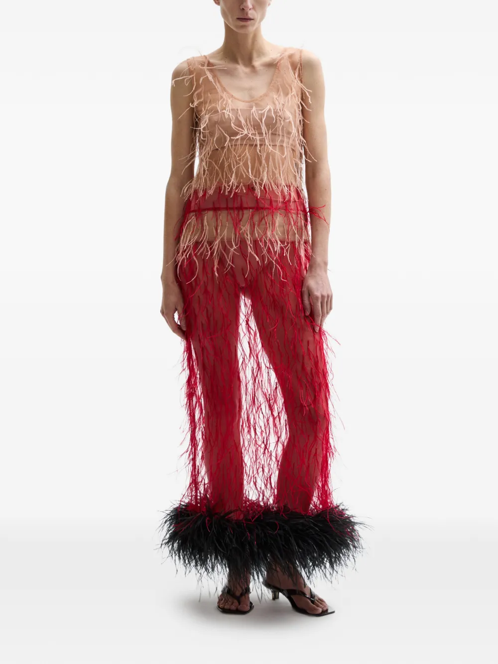 Платье "Happy" с перьями Atu Body Couture, красный
Платье "Happy" с перьями Atu Body Couture, красный