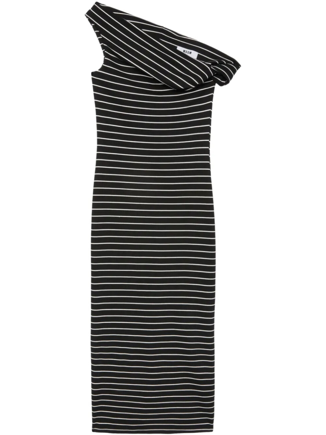 MSGM платье макси с драпировкой, черный
MSGM платье макси с драпировкой, черный
