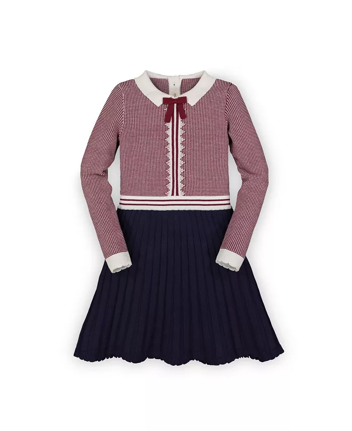 Платье-свитер для девочек из органического хлопка French Blocked Hope & Henry, красный
Платье-свитер для девочек из органического хлопка French Blocked Hope & Henry, красный