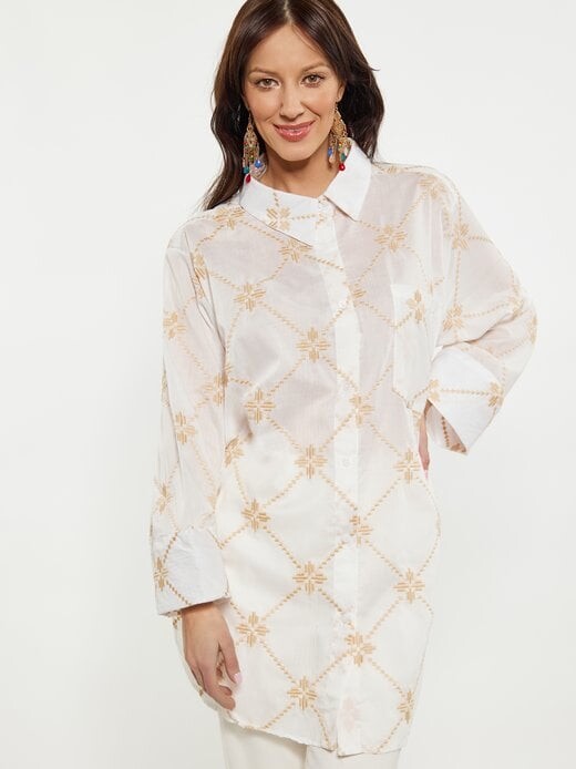 Блузка Usha, белый 
Блузка Usha, белый