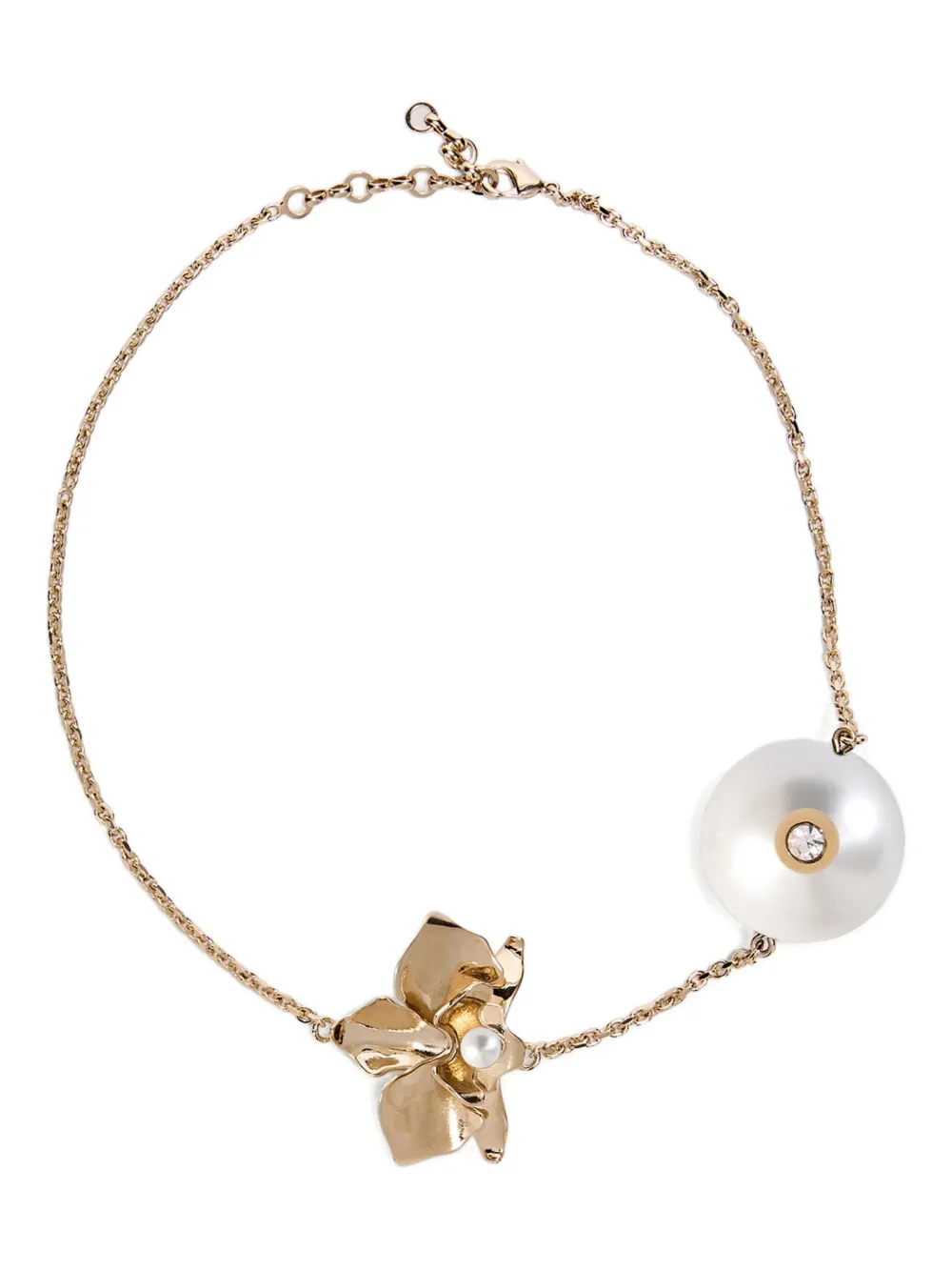 Колье с цветочным декором Genny, золотой
Колье с цветочным декором Genny, золотой