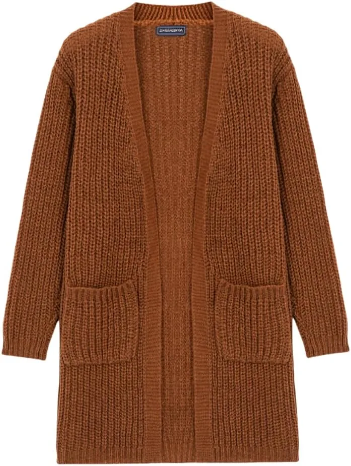 Мужской длинный кардиган с кабельным узором и карманами SUGEBETA
Мужской длинный кардиган с кабельным узором и карманами SUGEBETA