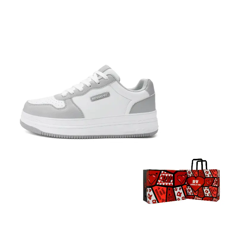 RIFUGIO VO' Низкие скейтерские кроссовки унисекс серо-белые, цвет Gray White
RIFUGIO VO' Низкие скейтерские кроссовки унисекс серо-белые, цвет Gray White