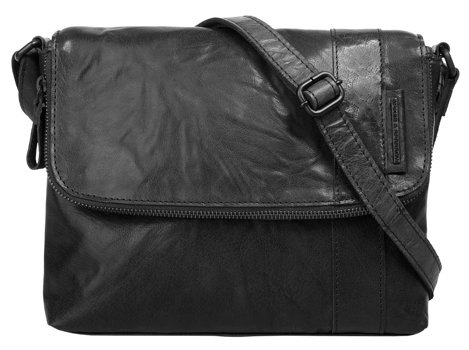 Сумка через плечо Spikes & Sparrow, натуральная кожа, черный
Сумка через плечо Spikes & Sparrow, натуральная кожа, черный