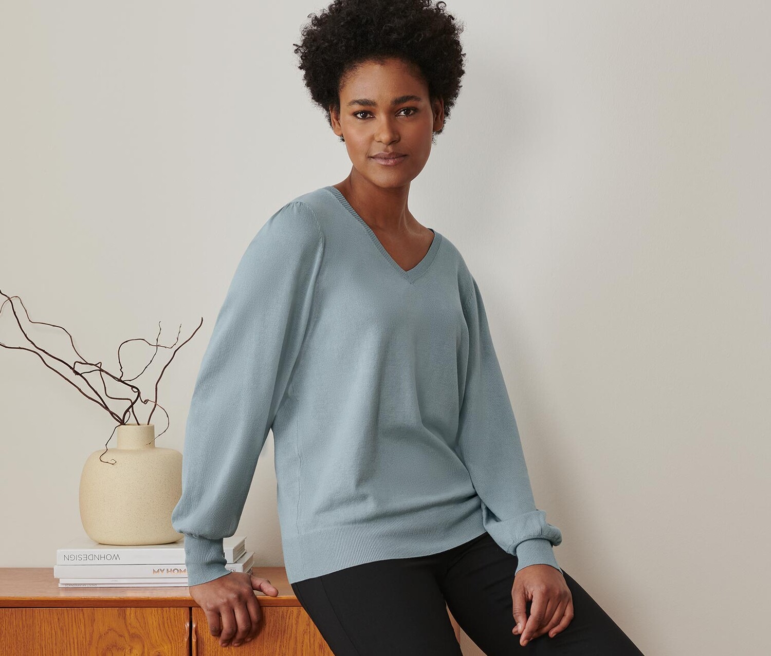 Свитер тонкой вязки Tchibo, дымчатый синий
Свитер тонкой вязки Tchibo, дымчатый синий