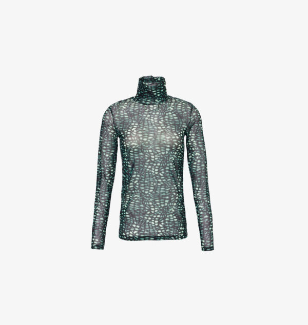 Топ из эластичной ткани с абстрактным принтом и высоким воротом Dries Van Noten, цвет malachite
Топ из эластичной ткани с абстрактным принтом и высоким воротом Dries Van Noten, цвет malachite