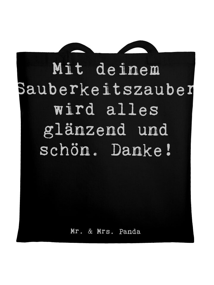 Сумка для переноски Mr & Mrs Panda Reinigungskraft Zauber, черный
Сумка для переноски Mr & Mrs Panda Reinigungskraft Zauber, черный
