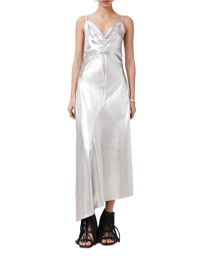 Алексія Платье с металлическим отливом ALLSAINTS, серебряный
Алексія Платье с металлическим отливом ALLSAINTS, серебряный