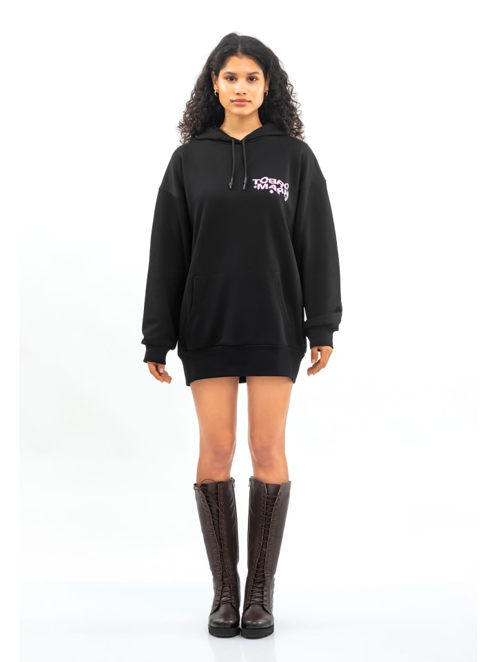 Tom Barron Повседневный костюм для женщин: туника-свитшот свободного кроя, черный
Tom Barron Повседневный костюм для женщин: туника-свитшот свободного кроя, черный