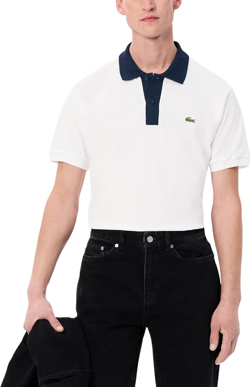 Футболка-поло Lacoste мужская, короткий рукав, классический крой, контрастный воротник, White/Navy Blue, Белый, Футболка-поло Lacoste мужская, короткий рукав, классический крой, контрастный воротник, White/Navy Blue
Футболка-поло Lacoste мужская, короткий рукав, классический крой, контрастный воротник, White/Navy Blue, Белый, Футболка-поло Lacoste мужская, короткий рукав, классический крой, контрастный воротник, White/Navy Blue