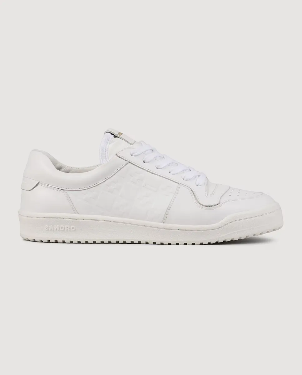 Низкая кожаная мужская спортивная обувь Sandro, белый
Низкая кожаная мужская спортивная обувь Sandro, белый