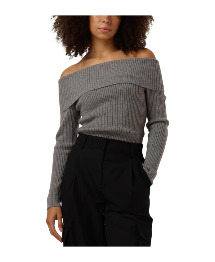 Вязаный свитер Fame с открытыми плечами Minus, серый
Вязаный свитер Fame с открытыми плечами Minus, серый