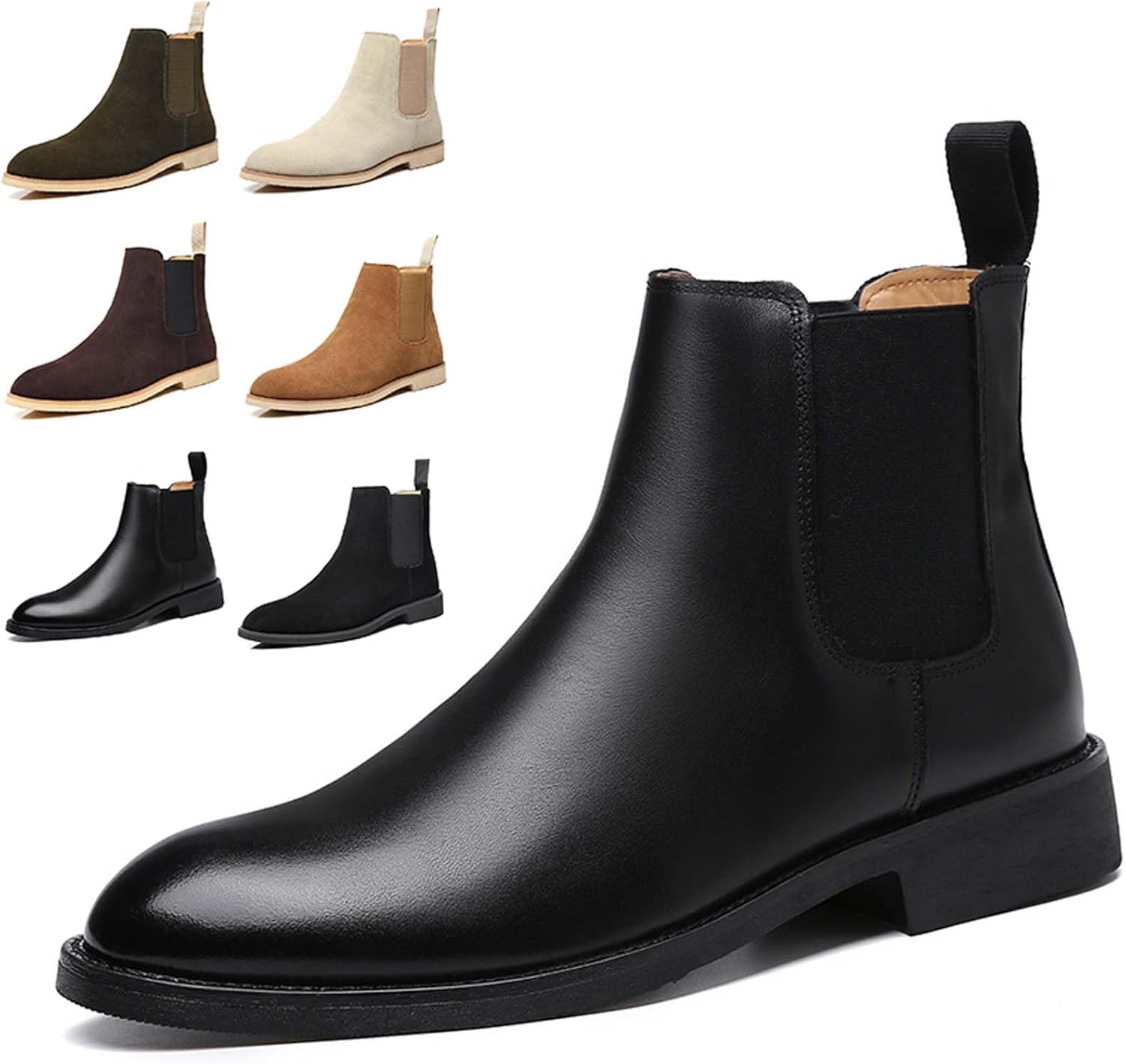 Мужские ботинки челси, деловые повседневные замшевые ботильоны, классические эластичные элегантные ботинки челси для мужчин, зима/осень Generic, черный
Мужские ботинки челси, деловые повседневные замшевые ботильоны, классические эластичные элегантные ботинки челси для мужчин, зима/осень Generic, черный
