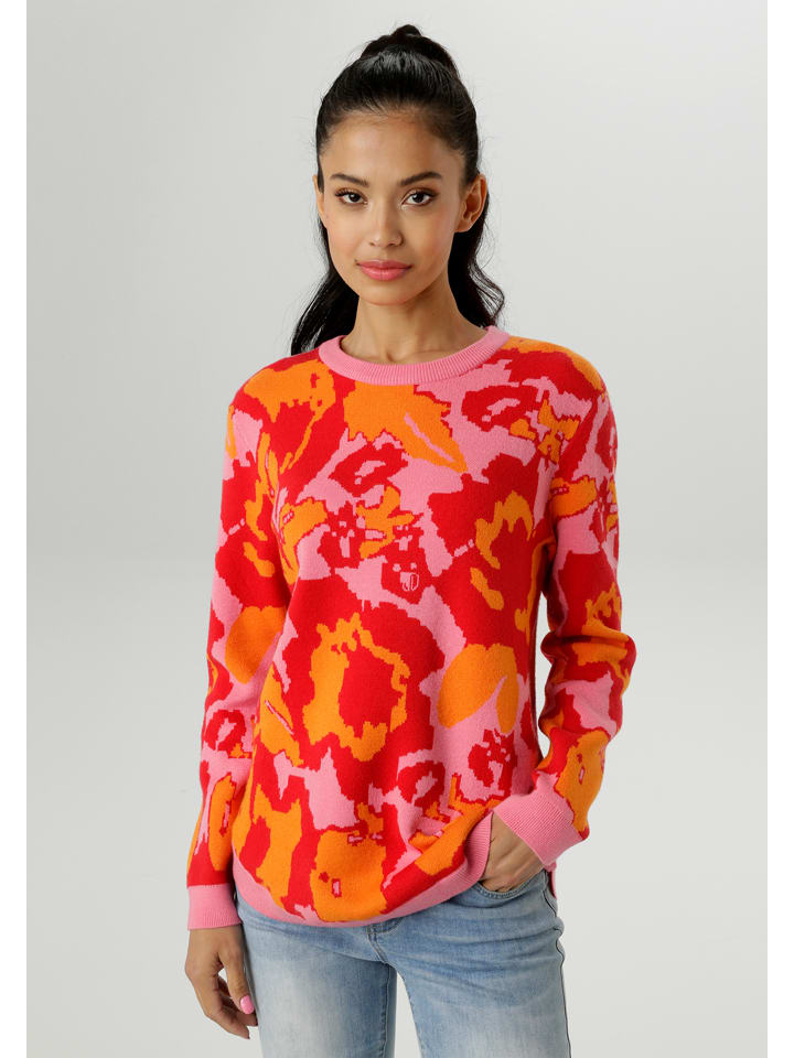 Aniston Свитер розового/красного/оранжевого цвета
Aniston Свитер розового/красного/оранжевого цвета
