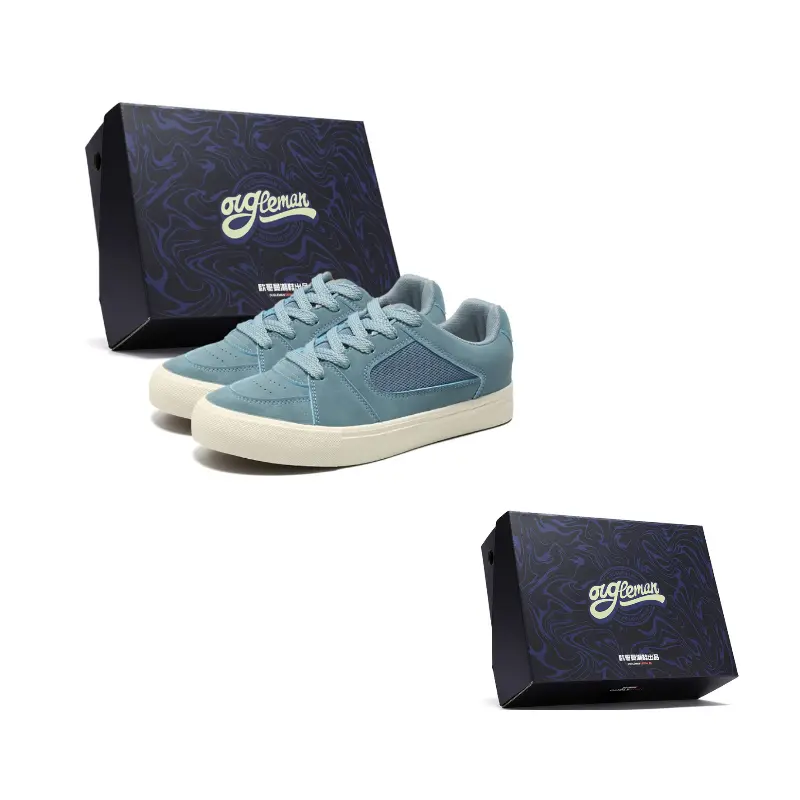 OUGLEMEN Абразивостойкие сбалансированные легкие низкие скейтбордские кроссовки мужские Box - синие, цвет Blue
OUGLEMEN Абразивостойкие сбалансированные легкие низкие скейтбордские кроссовки мужские Box - синие, цвет Blue