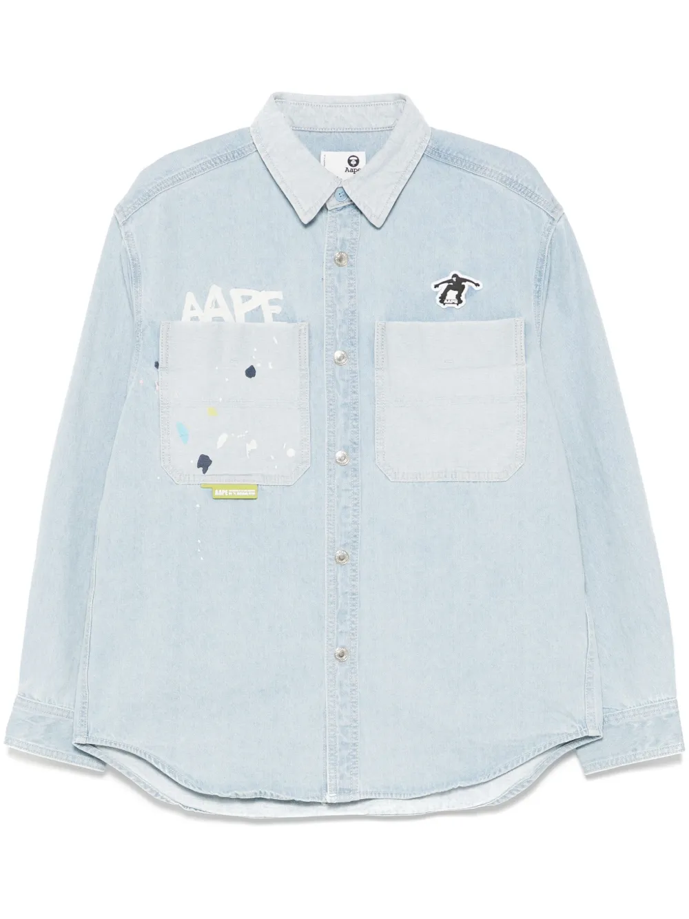 Рубашка с длинными рукавами и логотипом AAPE BY *A BATHING APE, синий
Рубашка с длинными рукавами и логотипом AAPE BY *A BATHING APE, синий