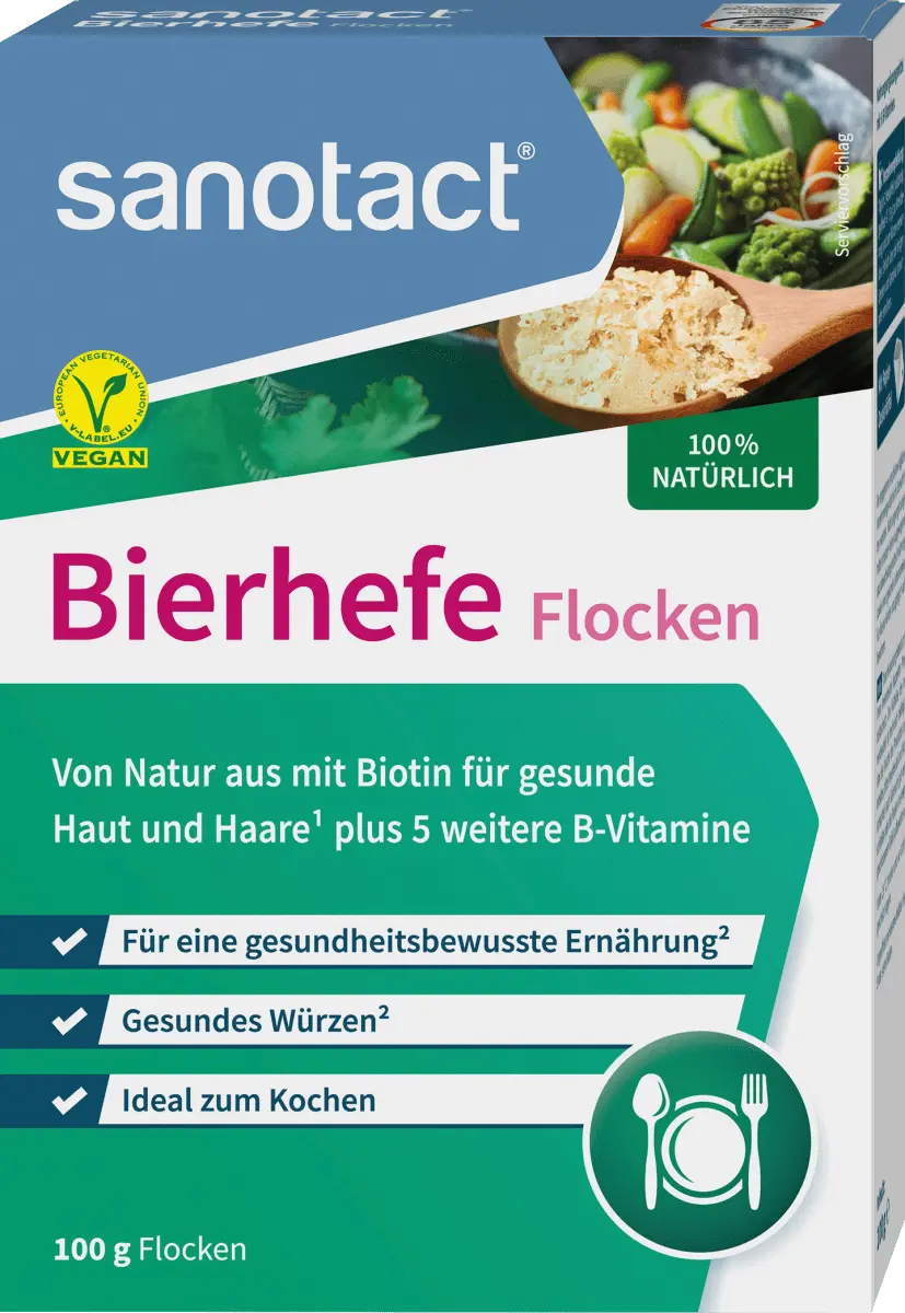 Дрожжи пивные хлопья 100г. sanotact
Дрожжи пивные хлопья 100г. sanotact
