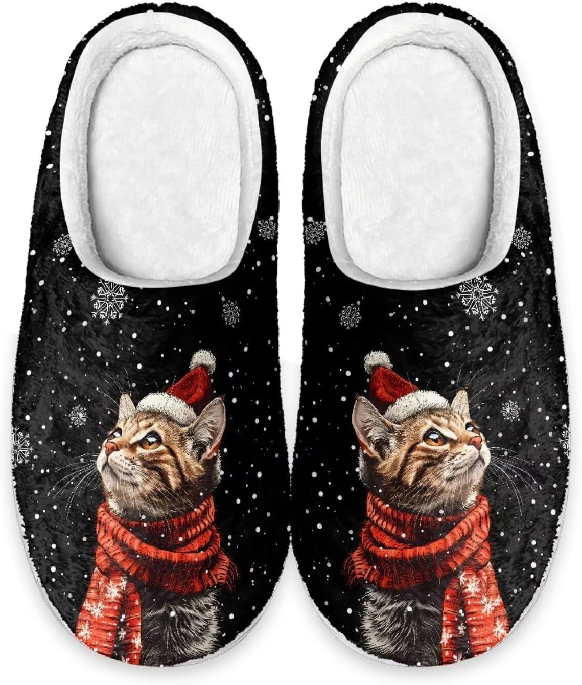 Мужские и женские нескользящие тапочки, теплые мягкие уютные тапочки из фланели, домашняя обувь для спальни и улицы, размеры 2-12 Zcfygdx, Cute Kitten Christmas Hat Print
Мужские и женские нескользящие тапочки, теплые мягкие уютные тапочки из фланели, домашняя обувь для спальни и улицы, размеры 2-12 Zcfygdx, Cute Kitten Christmas Hat Print