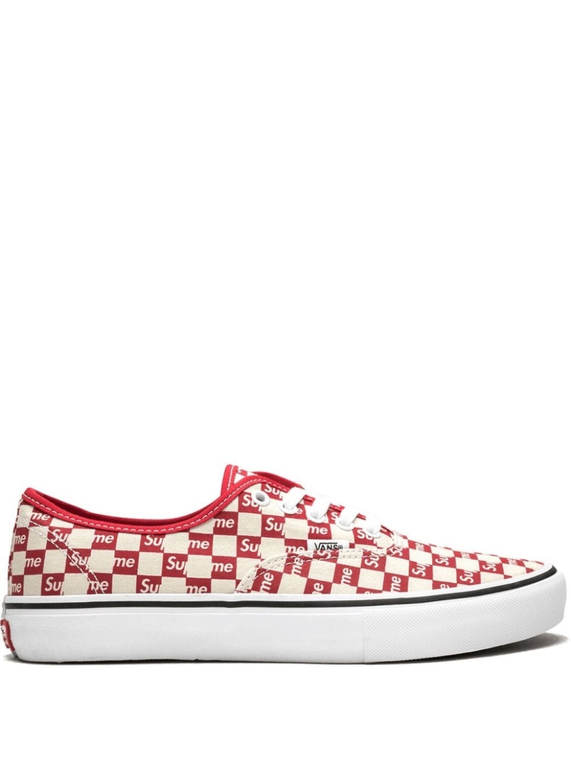 Кеды Authentic Pro 'Supreme Checkered Red' из коллаборации с Supreme Vans, белый
Кеды Authentic Pro 'Supreme Checkered Red' из коллаборации с Supreme Vans, белый