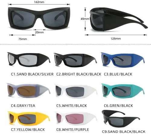 Классические панк-солнцезащитные очки 2026 года для женщин, винтажные солнцезащитные очки в крупной оправе, обтекаемой формы для мужчин MTZJH, C9-sand Black
Классические панк-солнцезащитные очки 2026 года для женщин, винтажные солнцезащитные очки в крупной оправе, обтекаемой формы для мужчин MTZJH, C9-sand Black