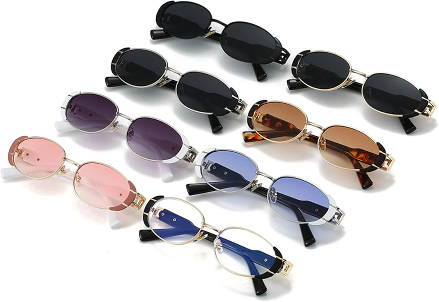 bullabulling Модные маленькие овальные солнцезащитные очки для женщин, модные солнцезащитные очки в металлической оправе для мужчин, ретро-панк очки, очки UV400, C6
bullabulling Модные маленькие овальные солнцезащитные очки для женщин, модные солнцезащитные очки в металлической оправе для мужчин, ретро-панк очки, очки UV400, C6