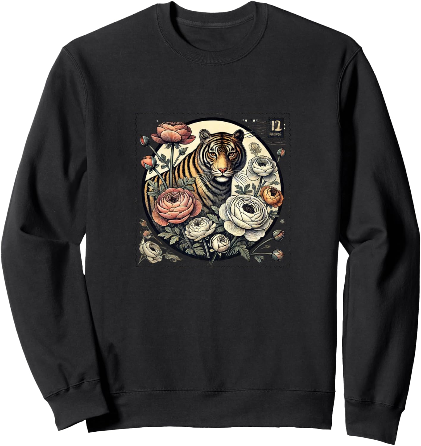 Толстовка, Иллюстрация тигра, рисунок тигра, цветочный принт на толстовке Tigers Arts Snugg, черный
Толстовка, Иллюстрация тигра, рисунок тигра, цветочный принт на толстовке Tigers Arts Snugg, черный