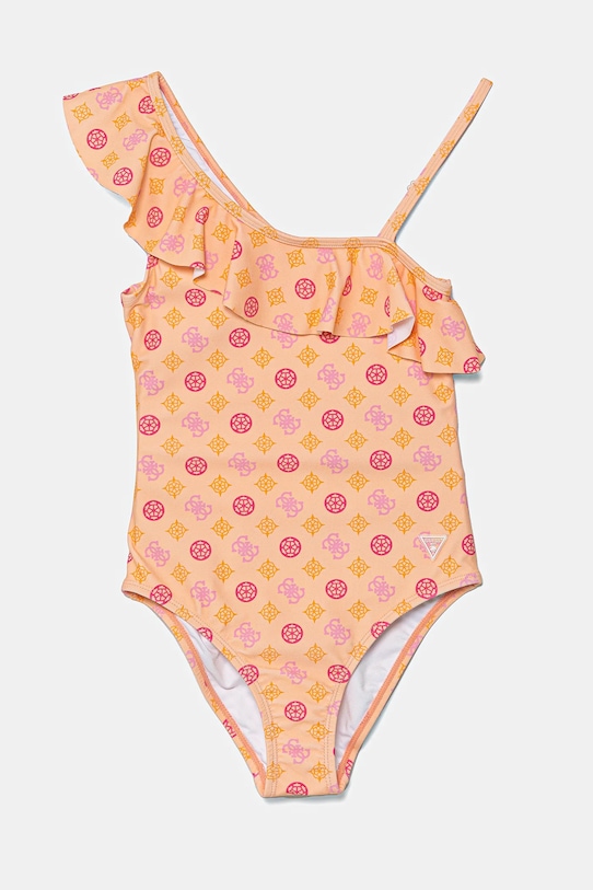Детский купальник цельнокроеный Guess, оранжевый 
Детский купальник цельнокроеный Guess, оранжевый