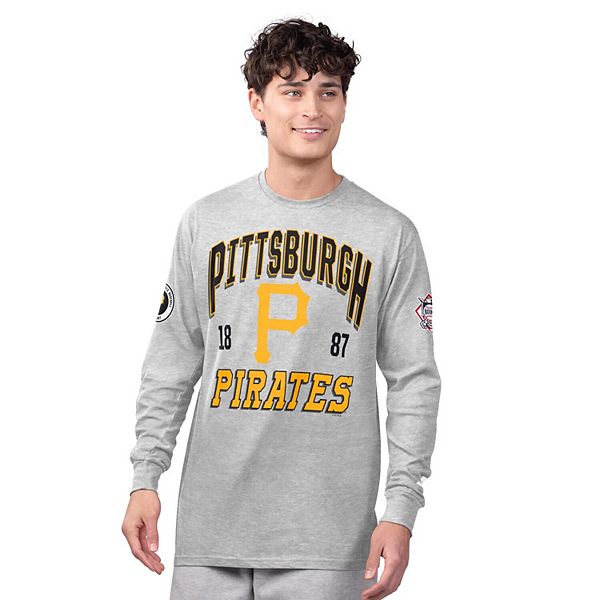 Мужской набор из двух футболок heather gray/black pittsburgh pirates: с длинным и коротким рукавом Starter
Мужской набор из двух футболок heather gray/black pittsburgh pirates: с длинным и коротким рукавом Starter