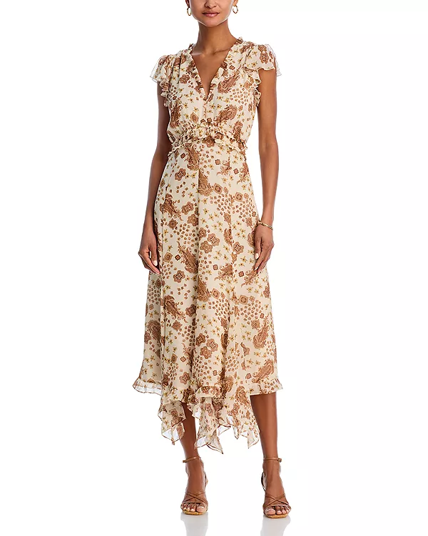 Шелковое платье Элеонора Paige, бежевый
Шелковое платье Элеонора Paige, бежевый