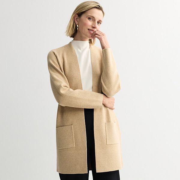 Женский свитер-кардиган Nine West, Camel Heather
Женский свитер-кардиган Nine West, Camel Heather