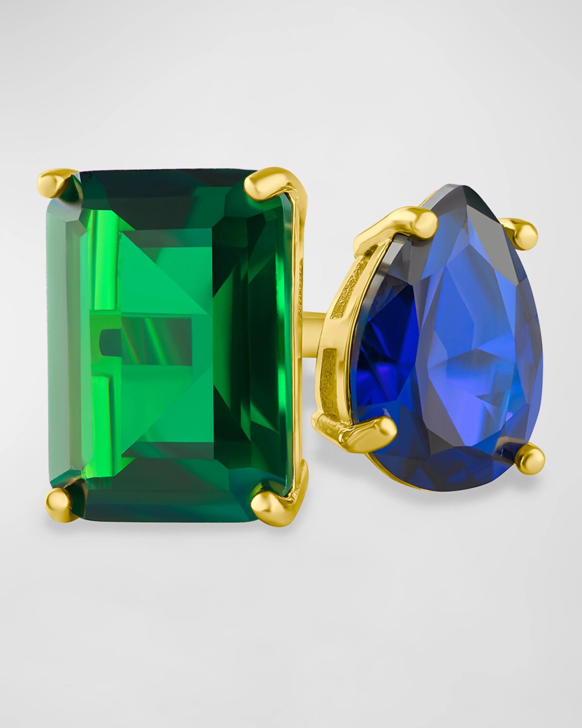 Открытое кольцо с кубическим цирконием смешанной огранки Kenneth Jay Lane, цвет Multi
Открытое кольцо с кубическим цирконием смешанной огранки Kenneth Jay Lane, цвет Multi