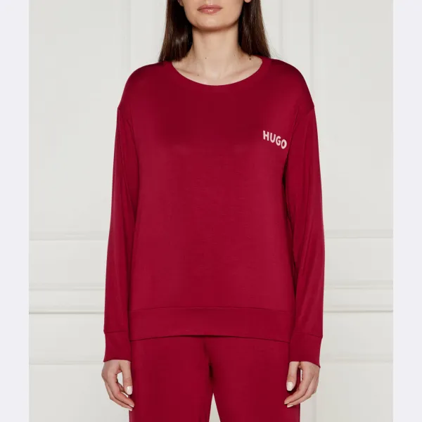 Пижамный топ свободного кроя Hugo, бургунди
Пижамный топ свободного кроя Hugo, бургунди