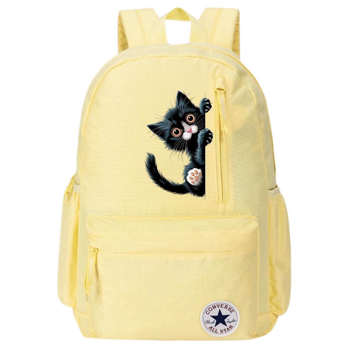 Converse Полиэстеровый рюкзак унисекс яично-желтый, Cute Kitten
Converse Полиэстеровый рюкзак унисекс яично-желтый, Cute Kitten