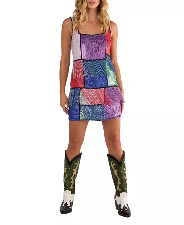 Мини-Платье в клетку с бахромой и пайетками Nasty Gal, мультиколор
Мини-Платье в клетку с бахромой и пайетками Nasty Gal, мультиколор