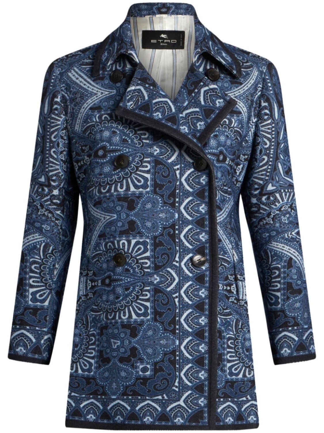 ETRO двубортное пальто, синий
ETRO двубортное пальто, синий
