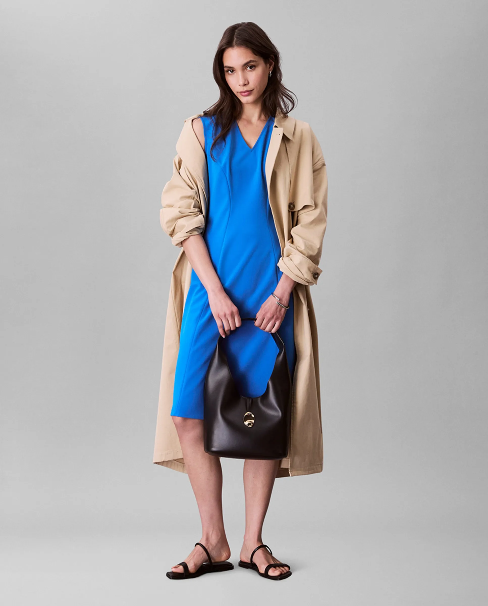 Короткое платье без рукавов Calvin Klein, синий
Короткое платье без рукавов Calvin Klein, синий